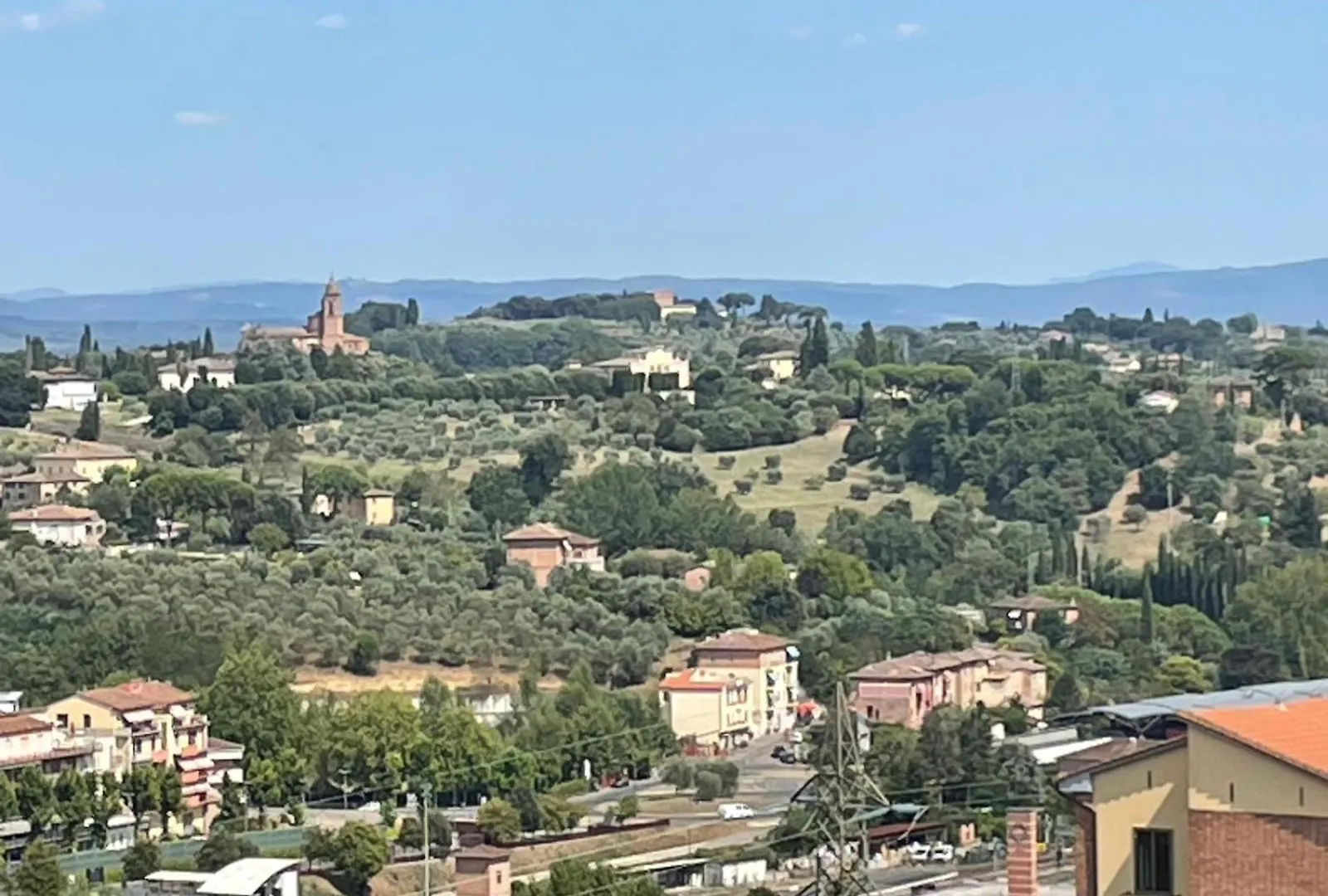 View Over The Rooftops Of Sienne